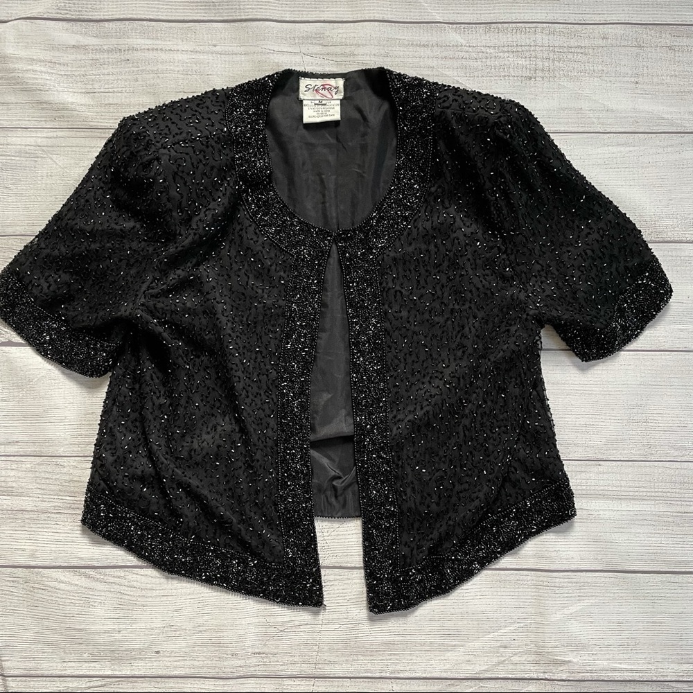 Stenay Vintage Beaded Shrug